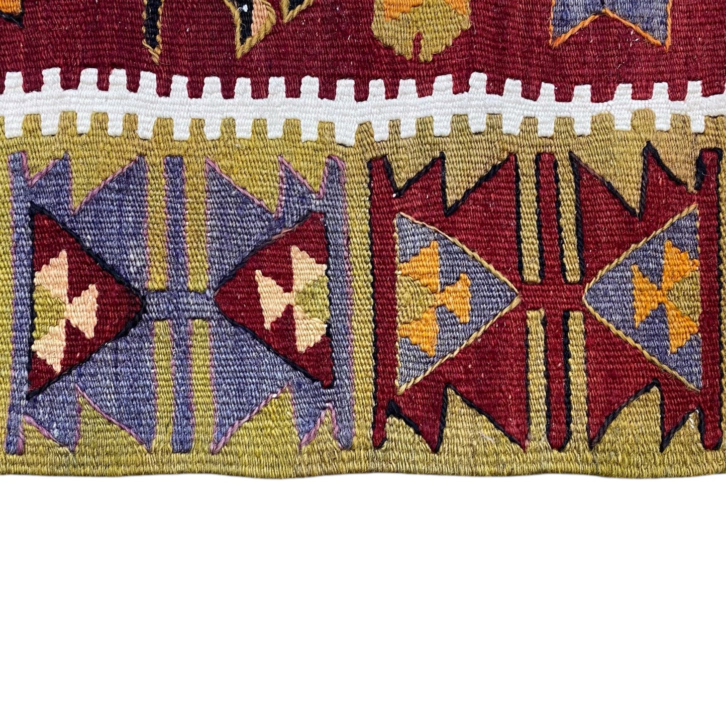 Vintage West Anatolian Aydin Nomadic Kilim Rug
