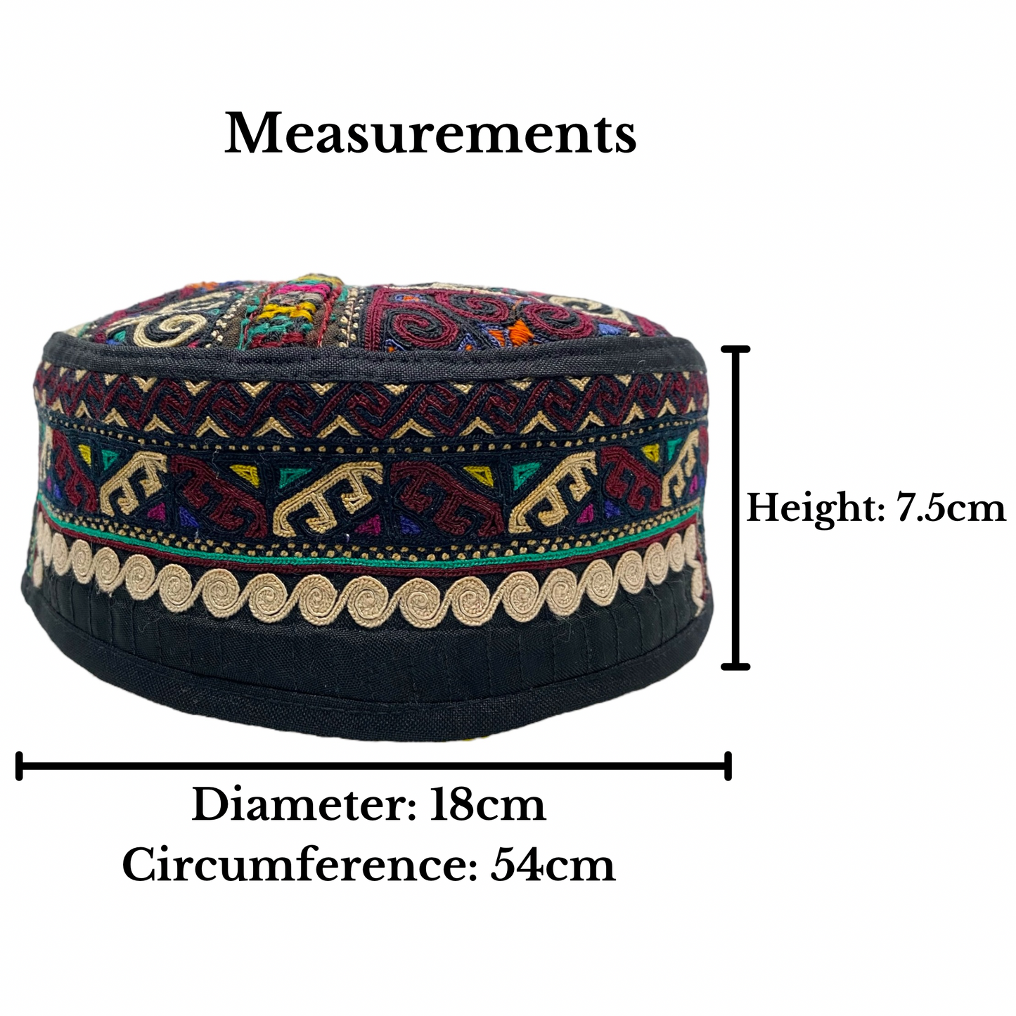 Deep Color Tribal Hat