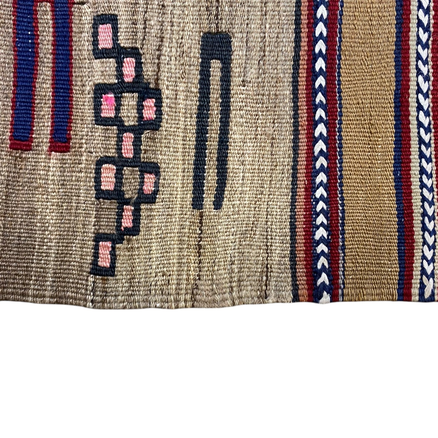 3'x7' Central Anatolian Cappadocia Kilim Rug