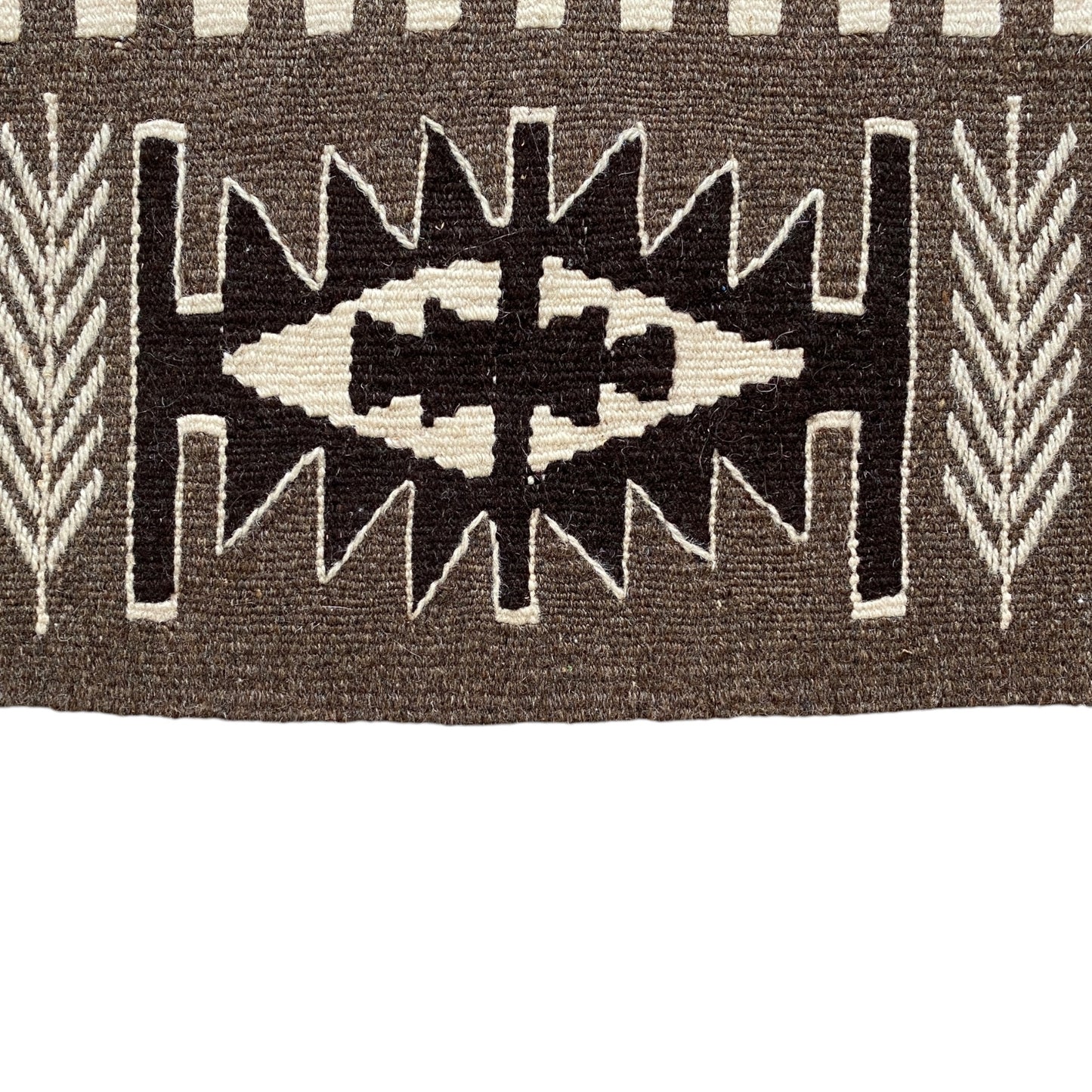 4'x6'Natural Undyed Wool Kilim Rug