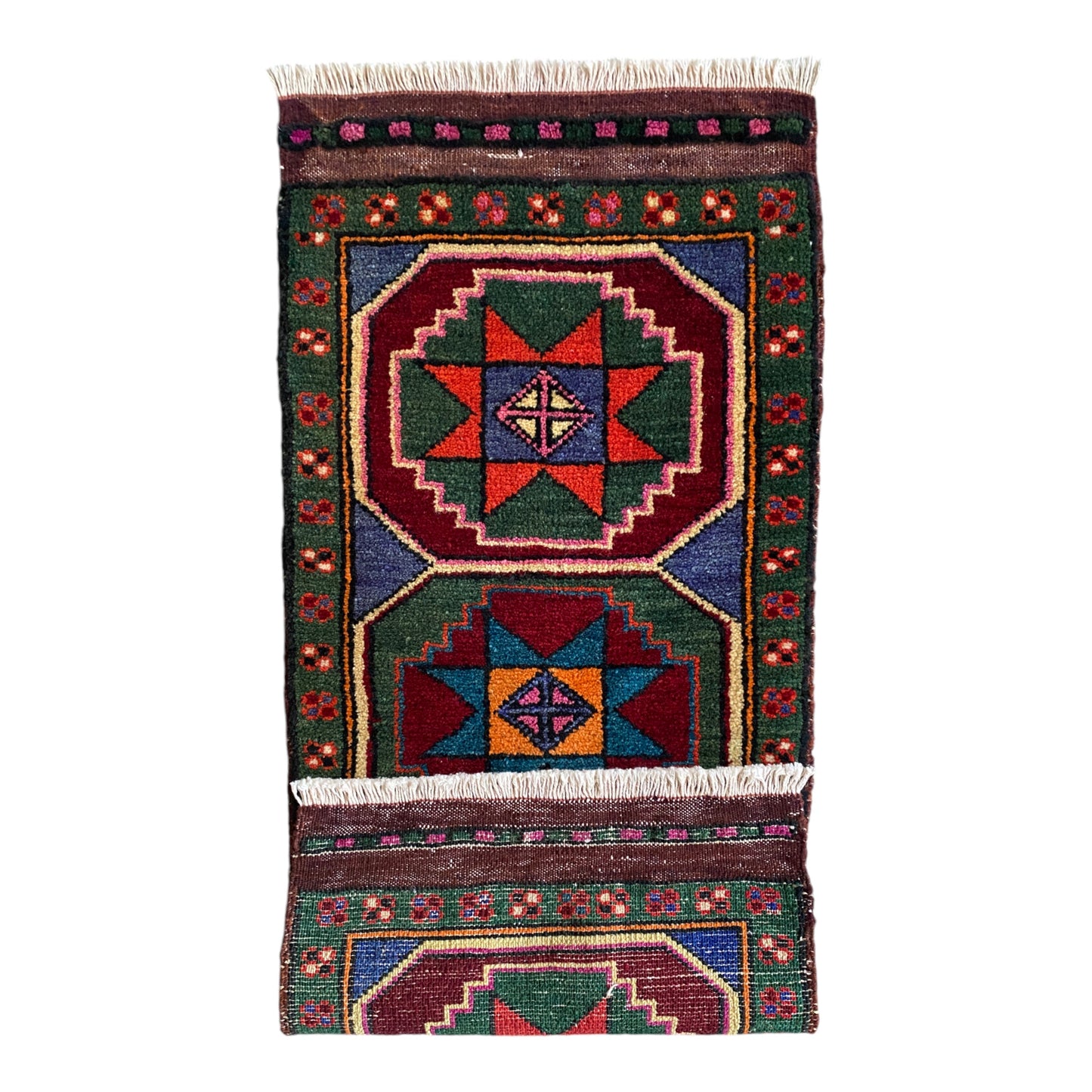 Alfombra turca nómada de Anatolia de Konya