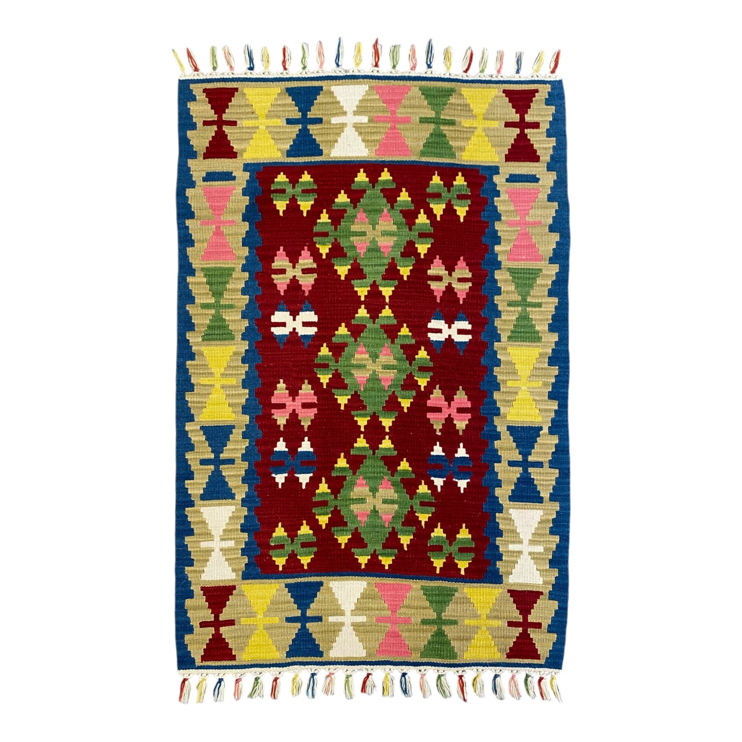 Turkish Kayseri Wool Kilim Rug