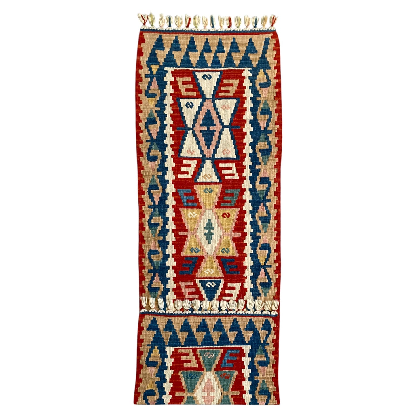 2'x6' Turkish Kayseri Kilim Runner Rug - Kilim Art Gallery