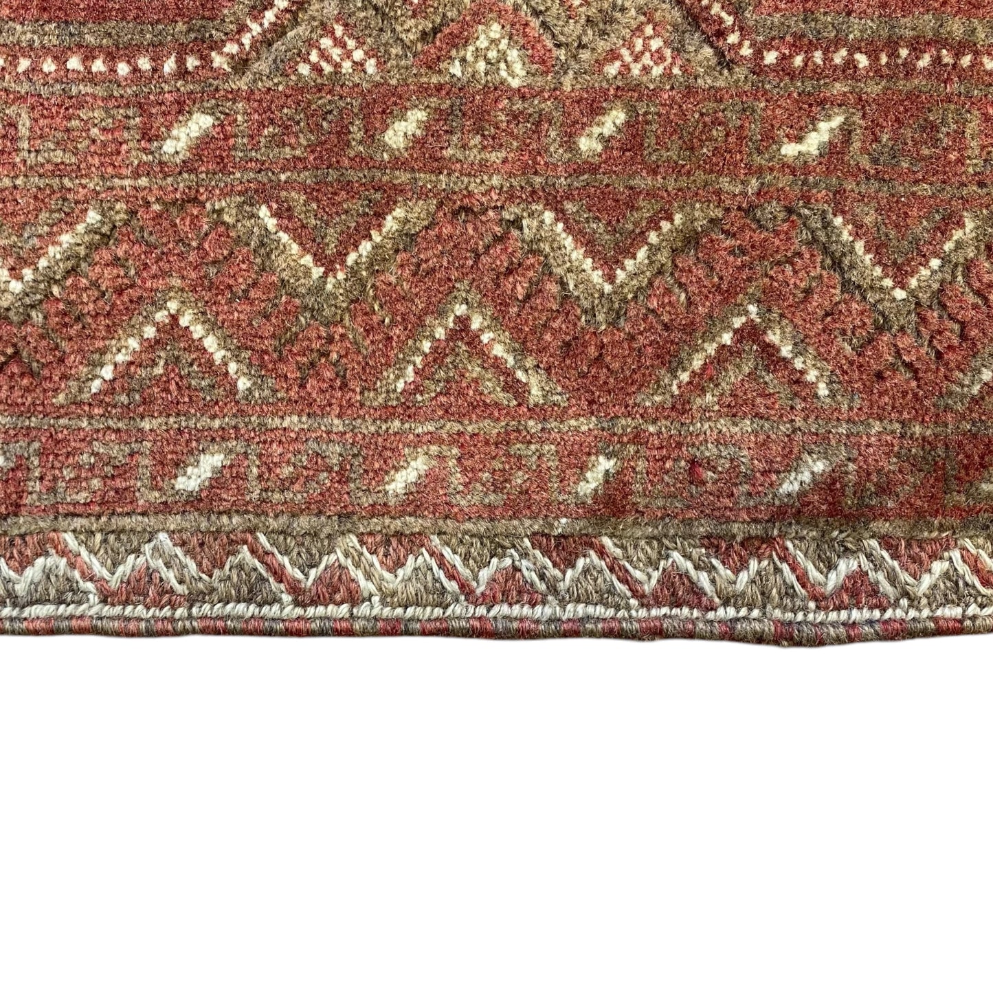 2'x9' Muted Pastel Color Tribal Runner Rug
