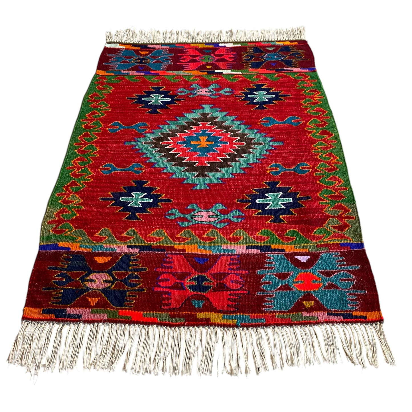 Vintage DAZKIRI Kilim Rug