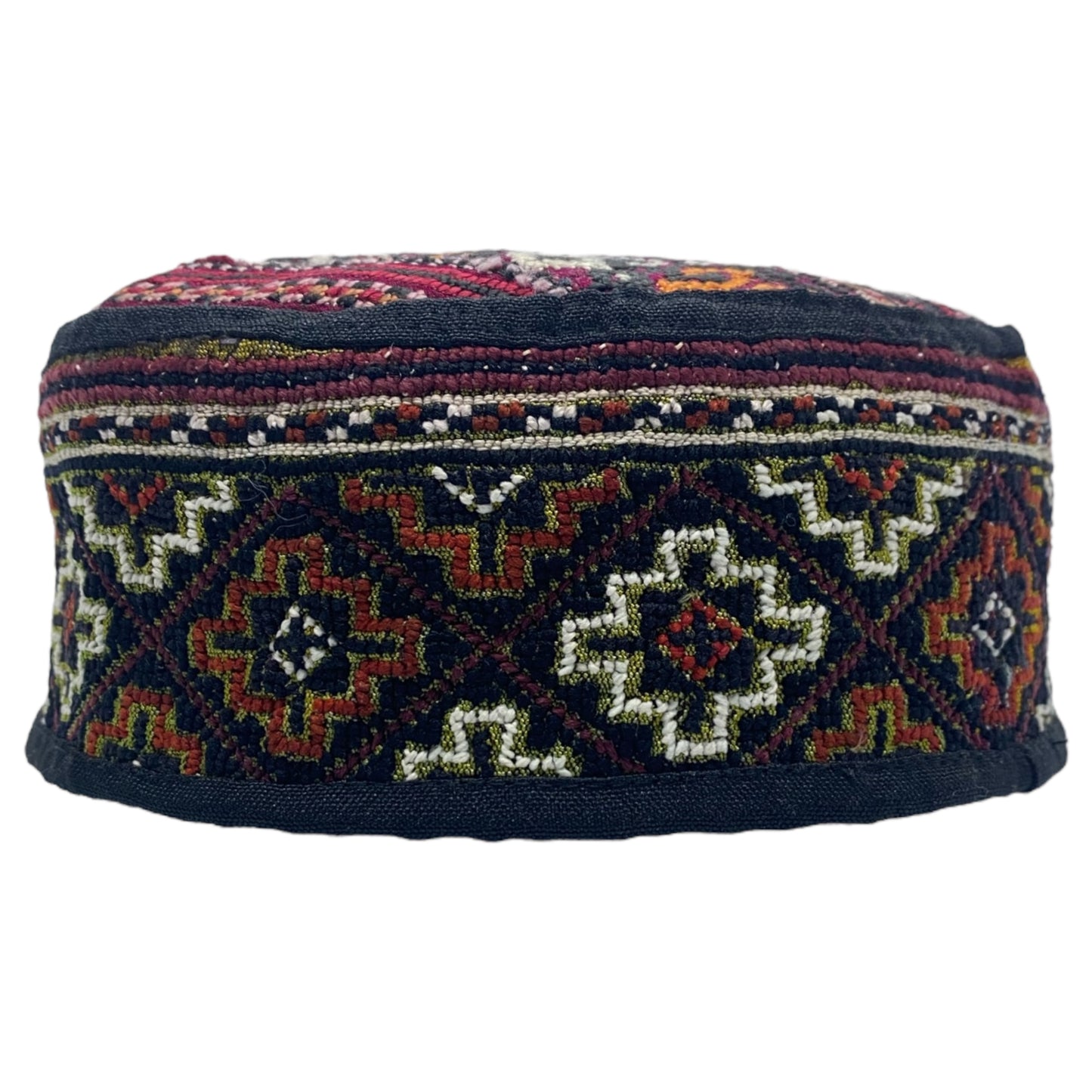 Sombrero tribal uzbeko Amu Derya de Asia Central