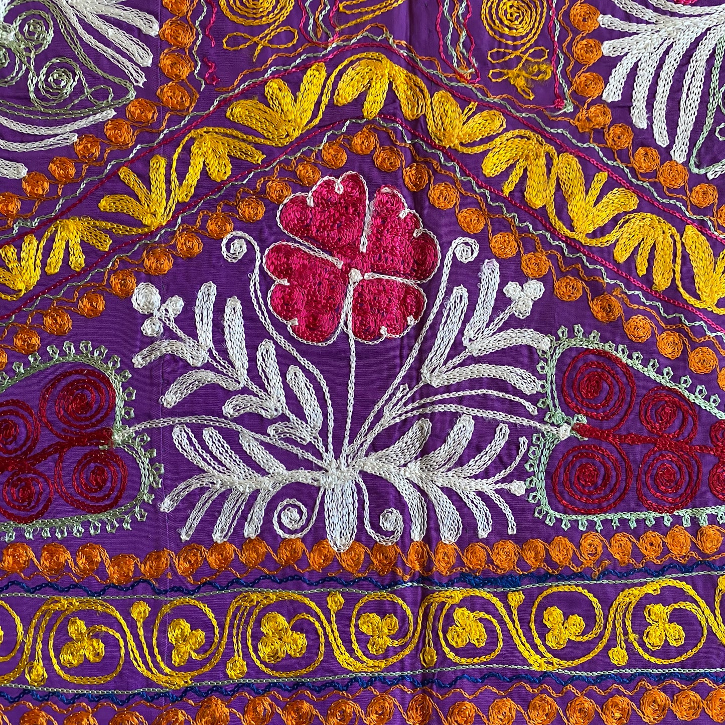 Vintage Purple Suzani Textile