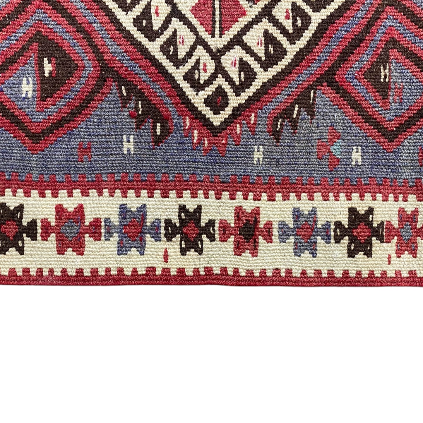 Alfombra Kilim tribal Van Hakkari vintage