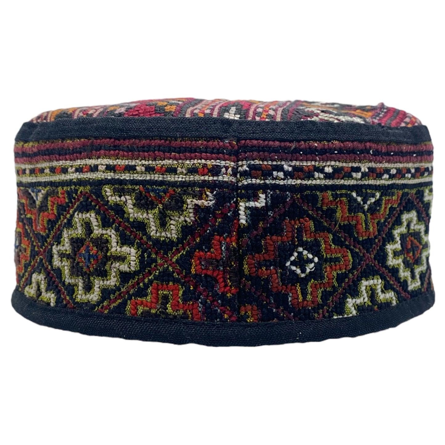 Sombrero tribal uzbeko Amu Derya de Asia Central