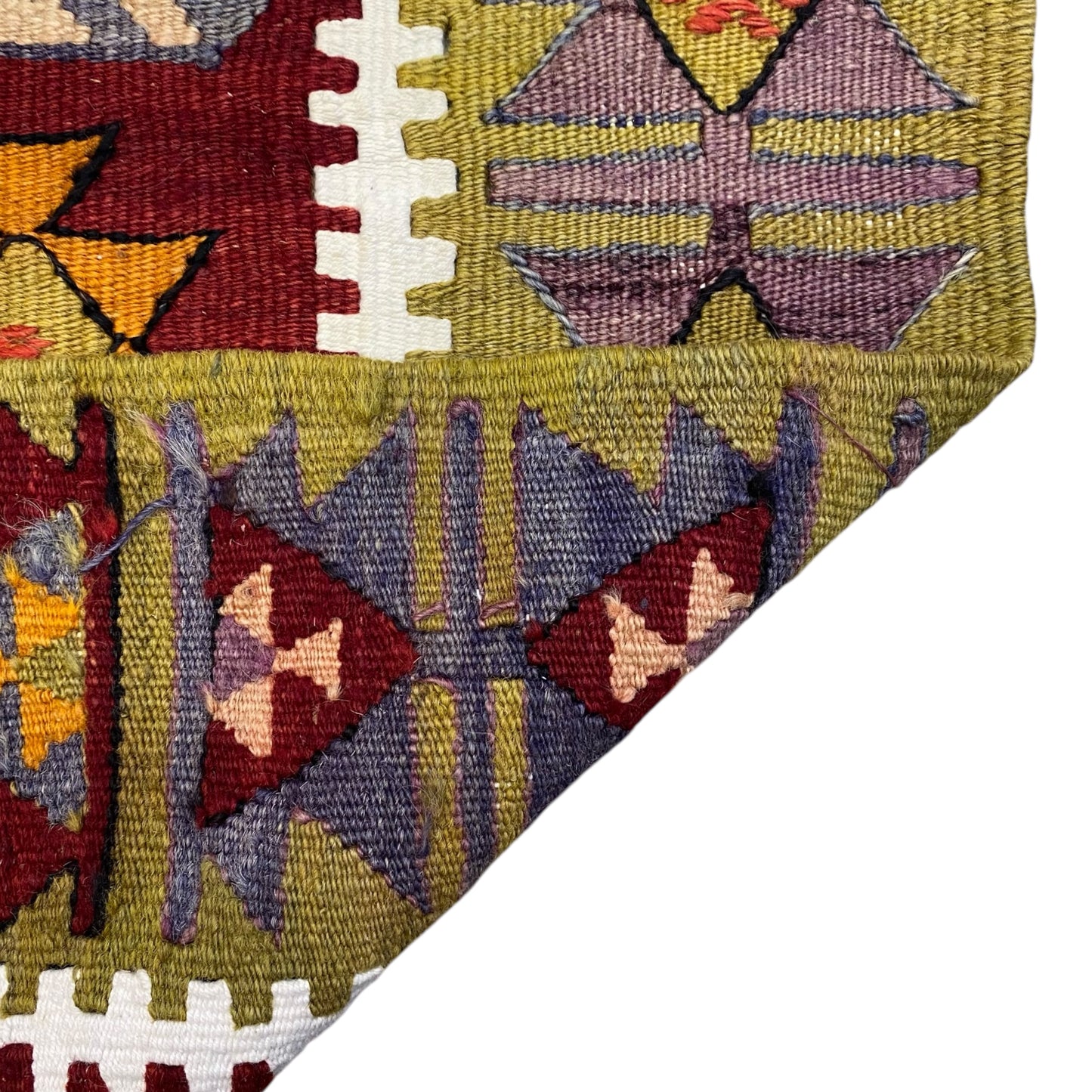 Vintage West Anatolian Aydin Nomadic Kilim Rug