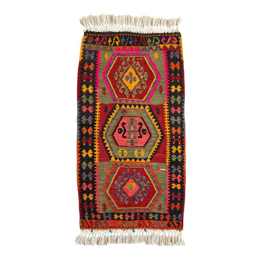 Vintage Corum Hattusa Kilim Rug