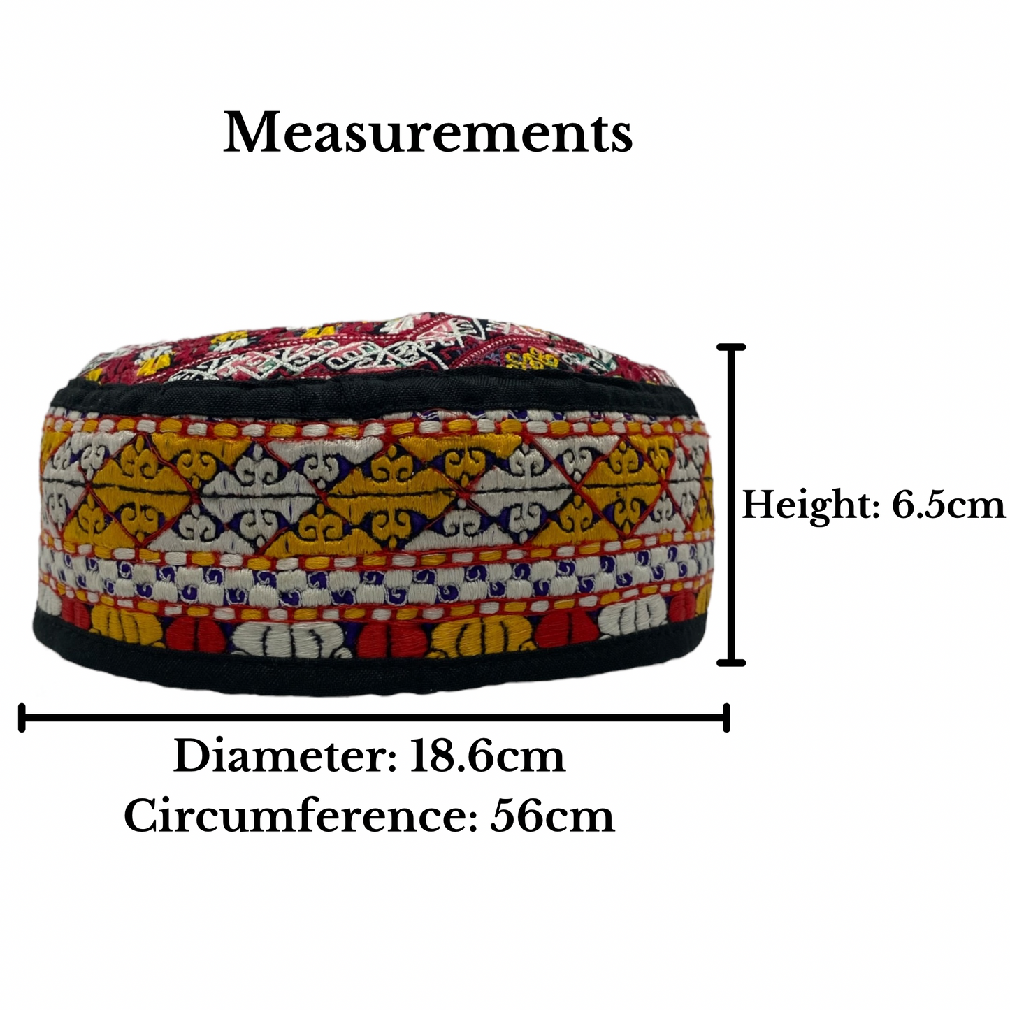 Chodor Turkmen Tribal Ceremonial Hat