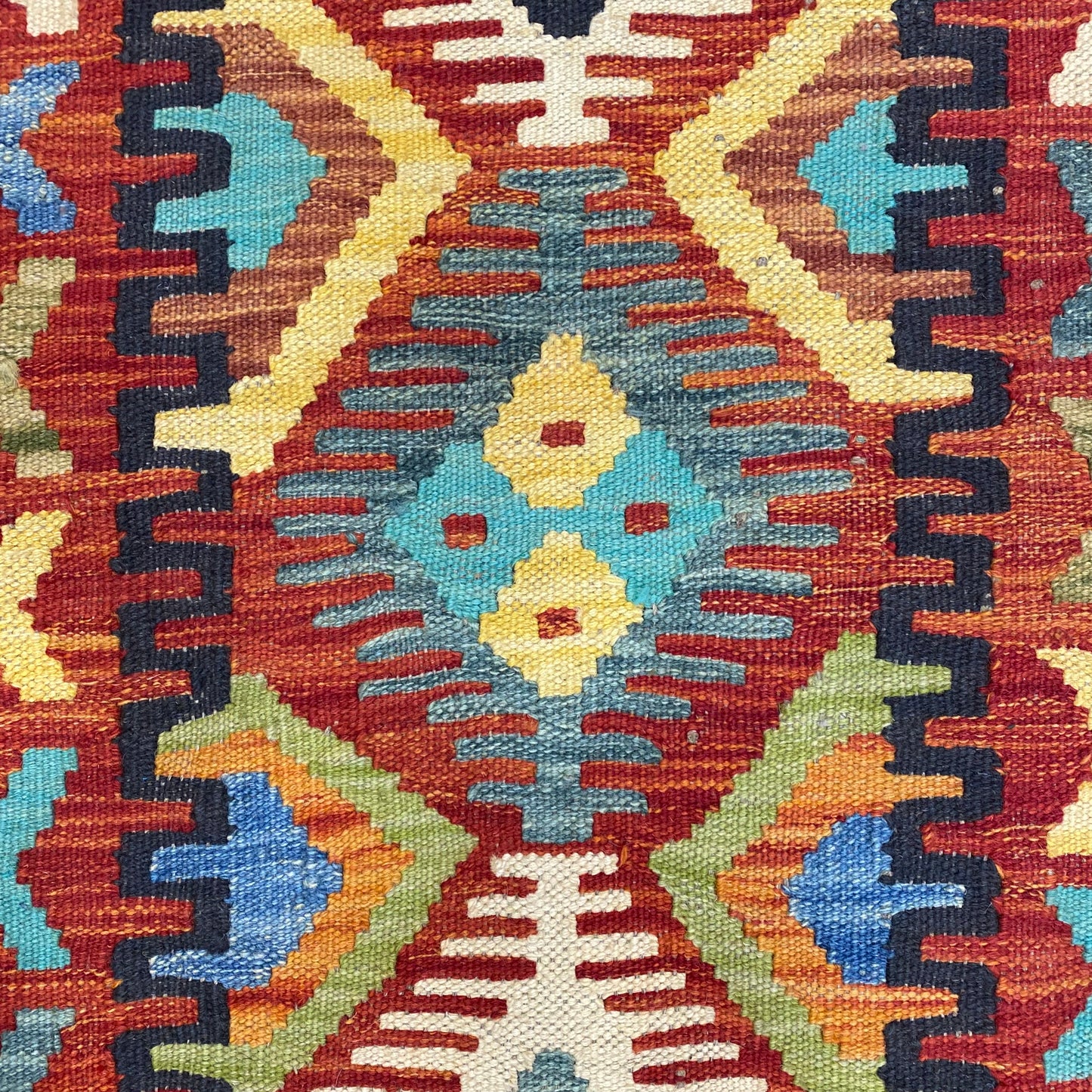 Tribal Kilim Hallway and Kitchen Runner Rug