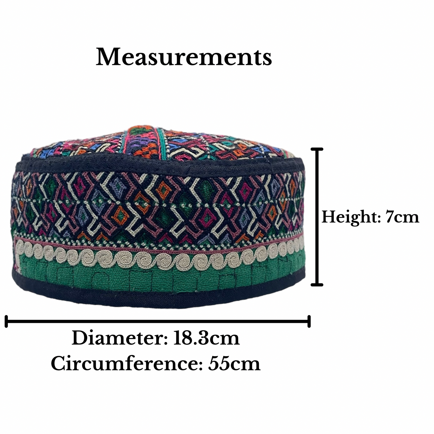 Colorful Boho Tribal Hat