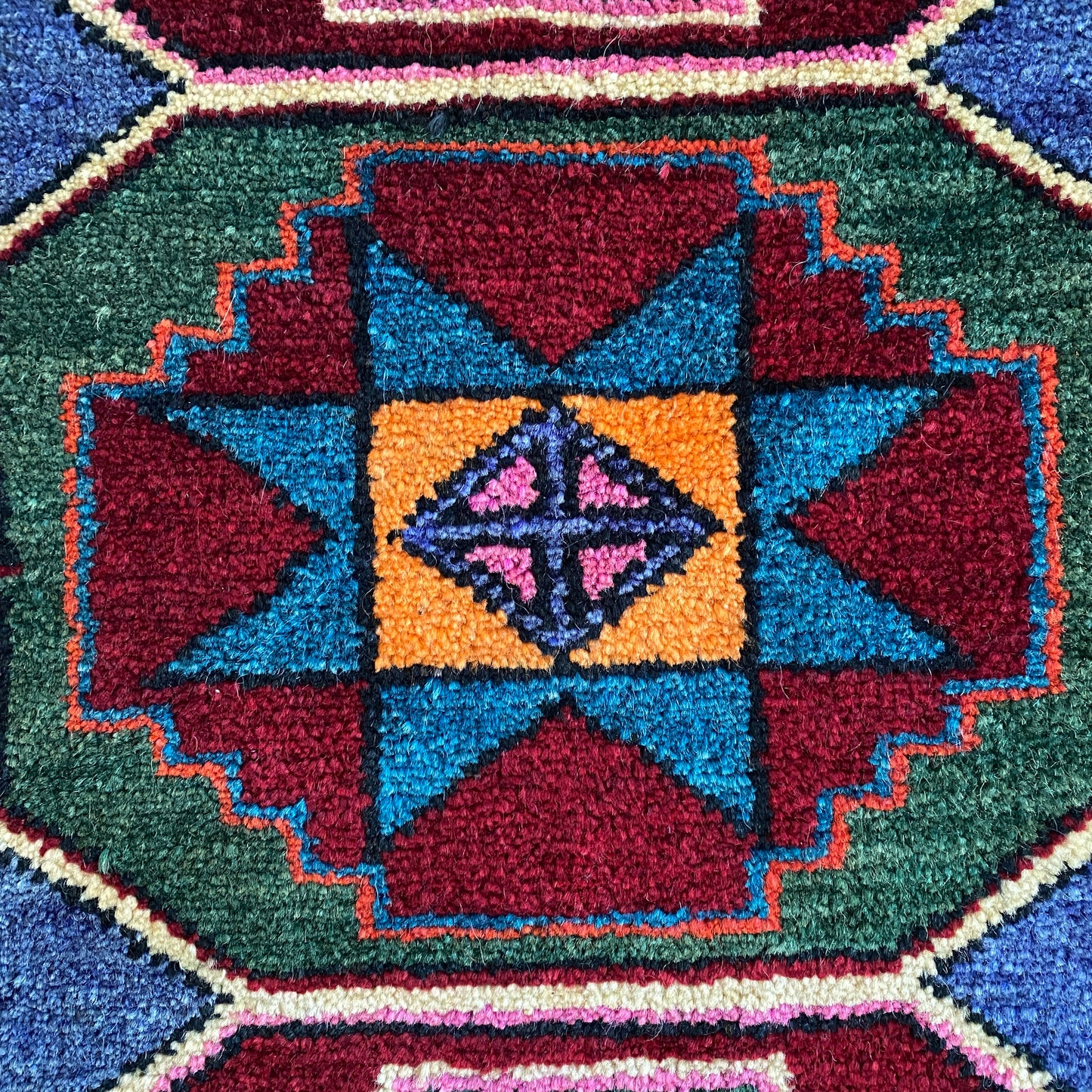 Alfombra turca nómada de Anatolia de Konya