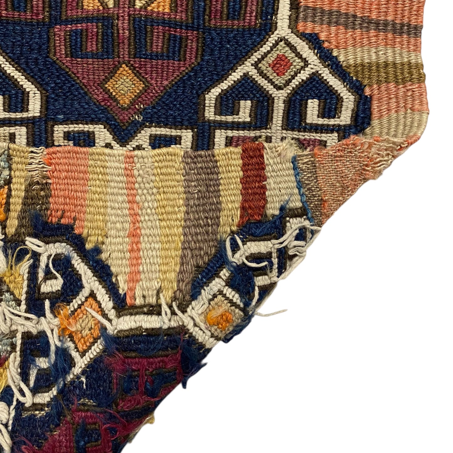 Antique Early Anatolian Reshwan Ala Chuval Soumak Kilim Panel Mother Goddess Design - Kilim Art Gallery