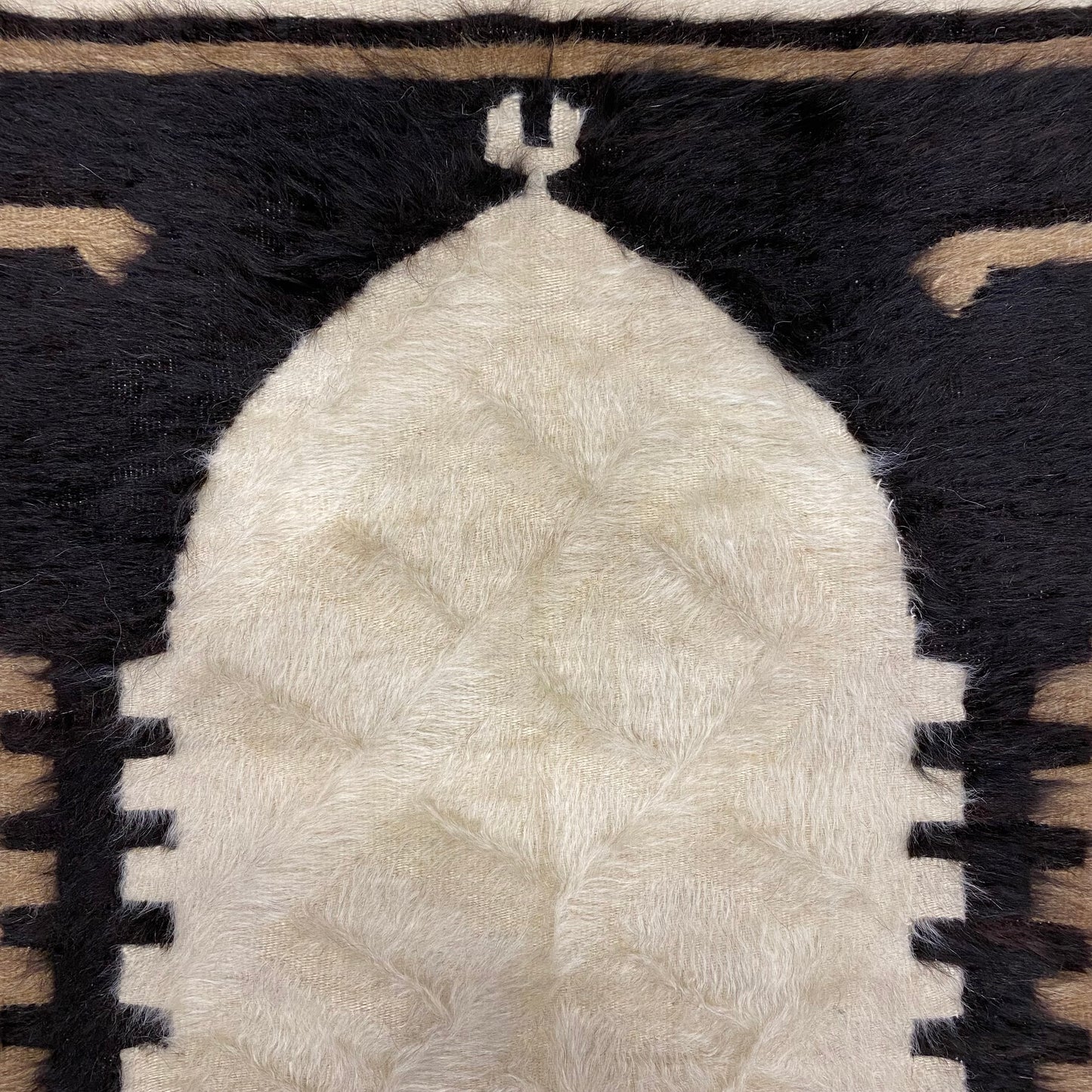 Collectable Angora lint made Mohair Siirt Blanket Kilim Rug