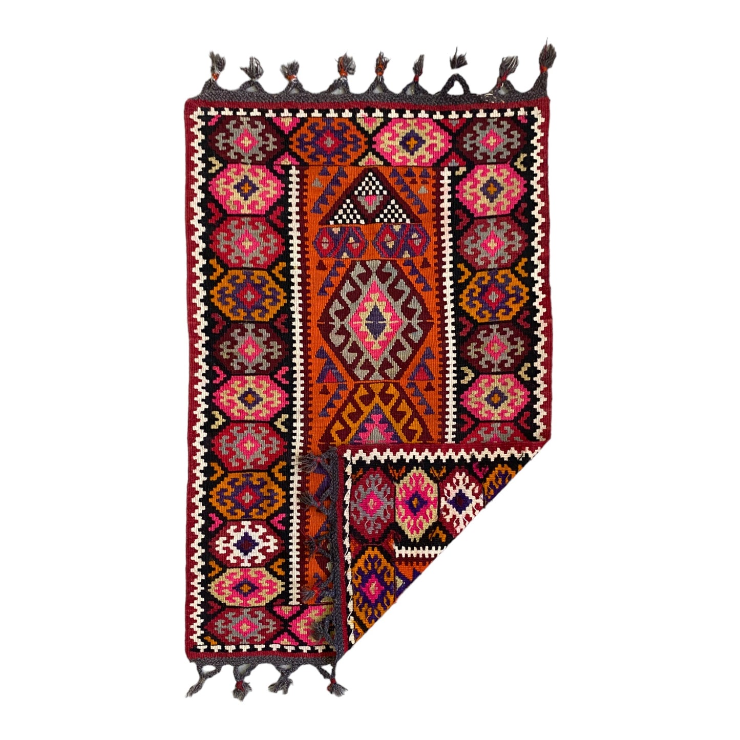 Collectable Ethnic Erzurum Prayer Kilim - Kilim Art Gallery