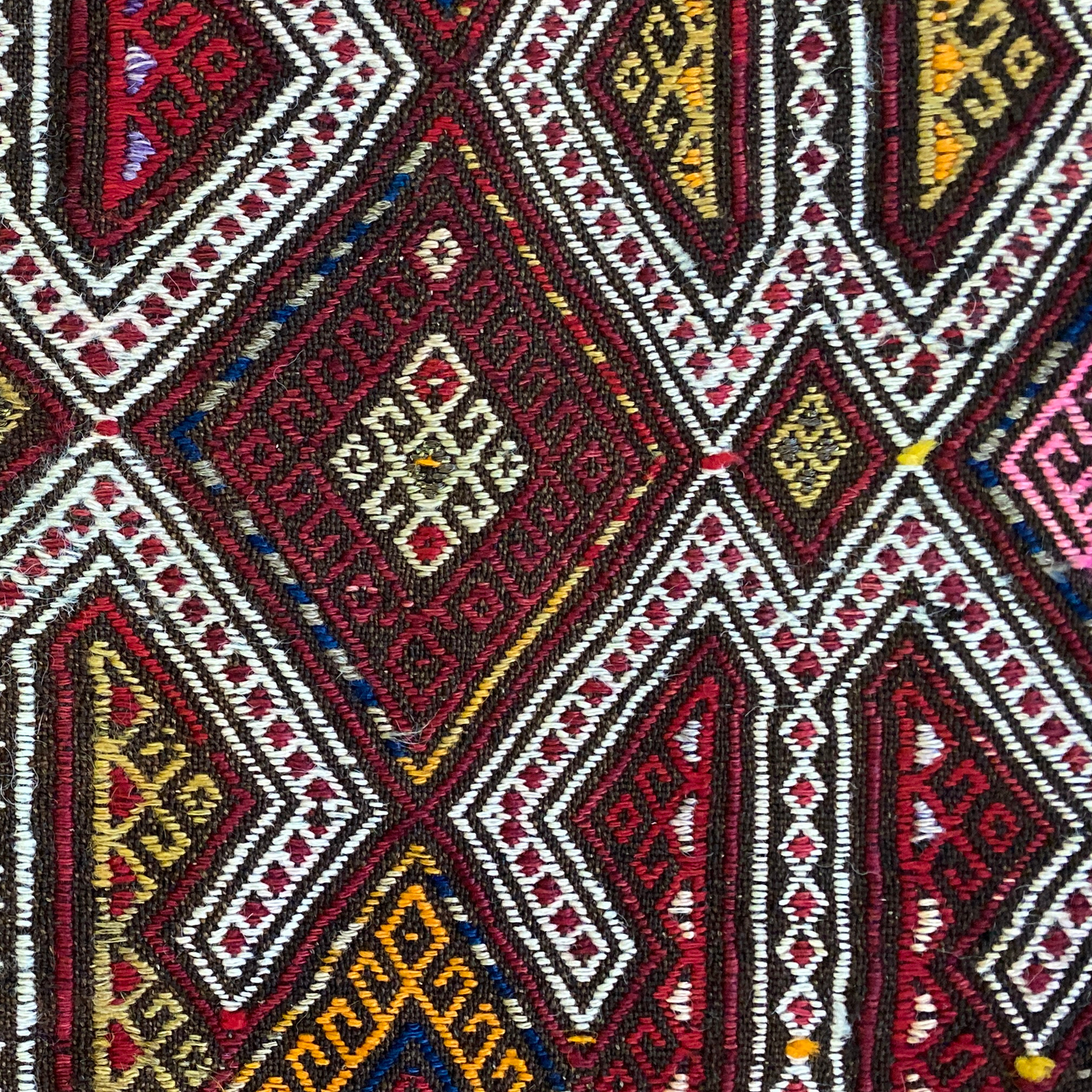 Collectable Turkish Taurus Mountains Nomadic Cicim Kelim - Kilim Art Gallery