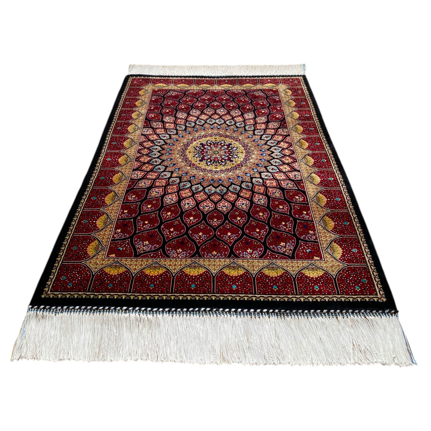 Deep Color Modal Silk Rug