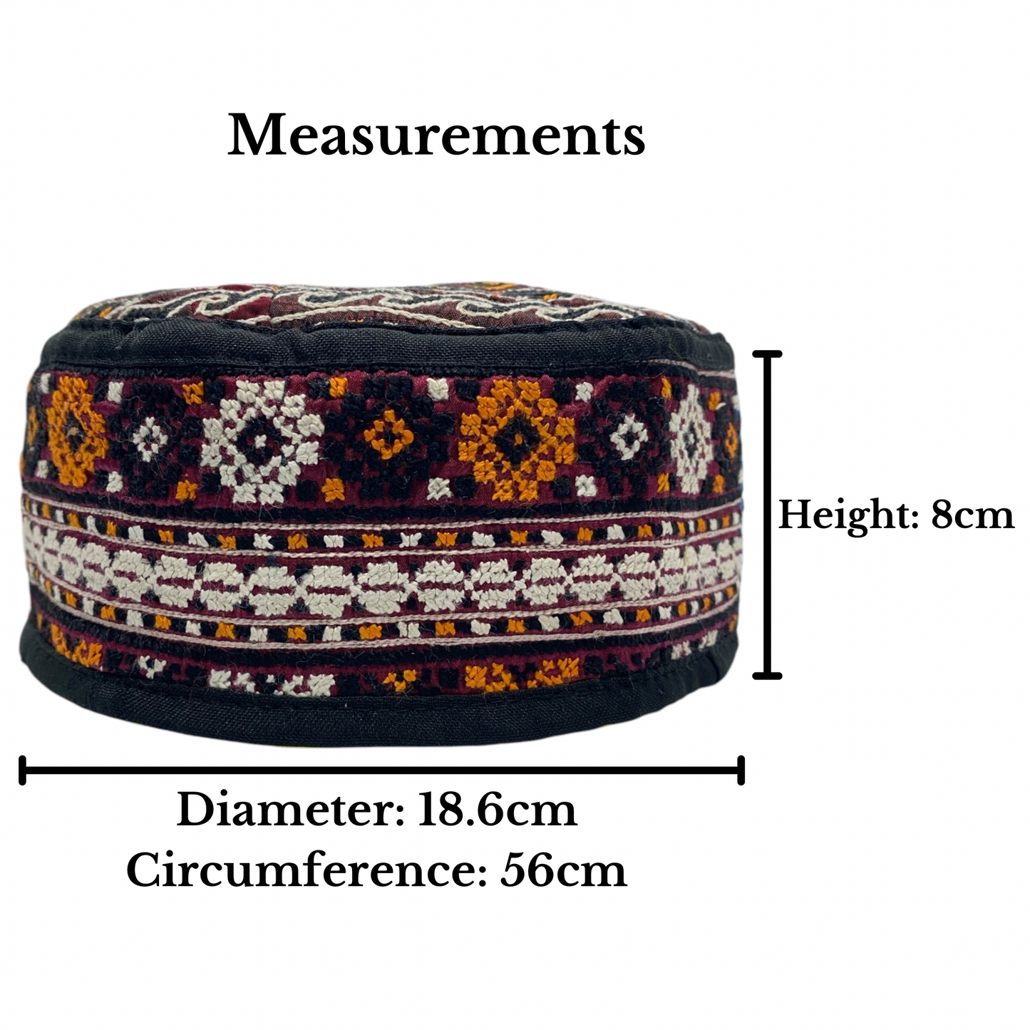 Ethnic Nomadic Turkoman Hat