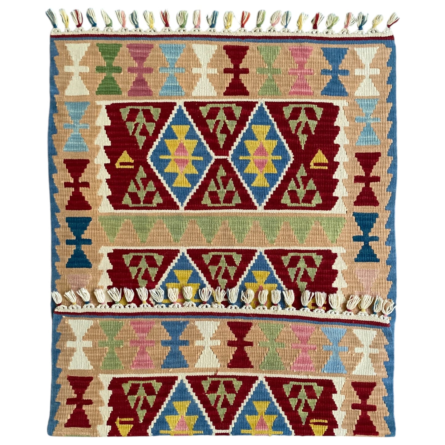 Fine Quality New Nomadic Kelim Rug - Kilim Art Gallery