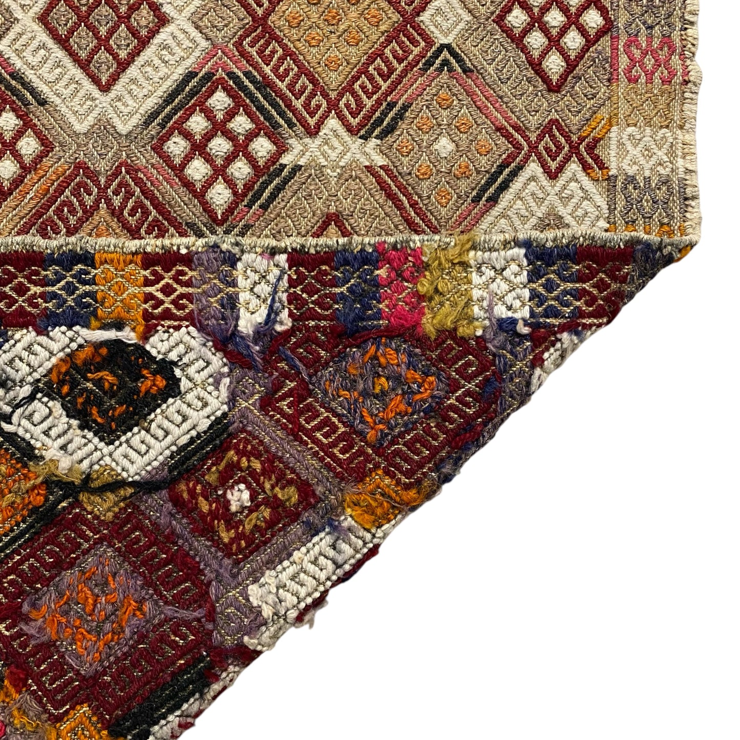 Finest Hand Embroidered Turkish Cicim Kilim Rug - Kilim Art Gallery