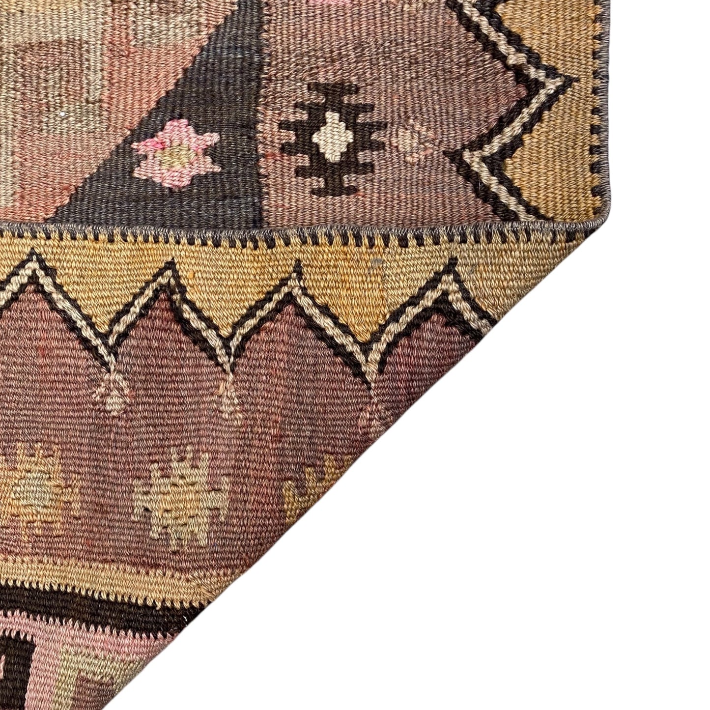 Memling Gul Kars Terekeme Kilim Rug - Kilim Art Gallery