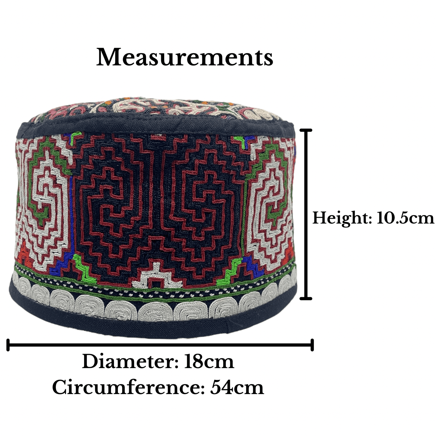 Most Special Tribal Ceremonial Hat - Kilim Art Gallery