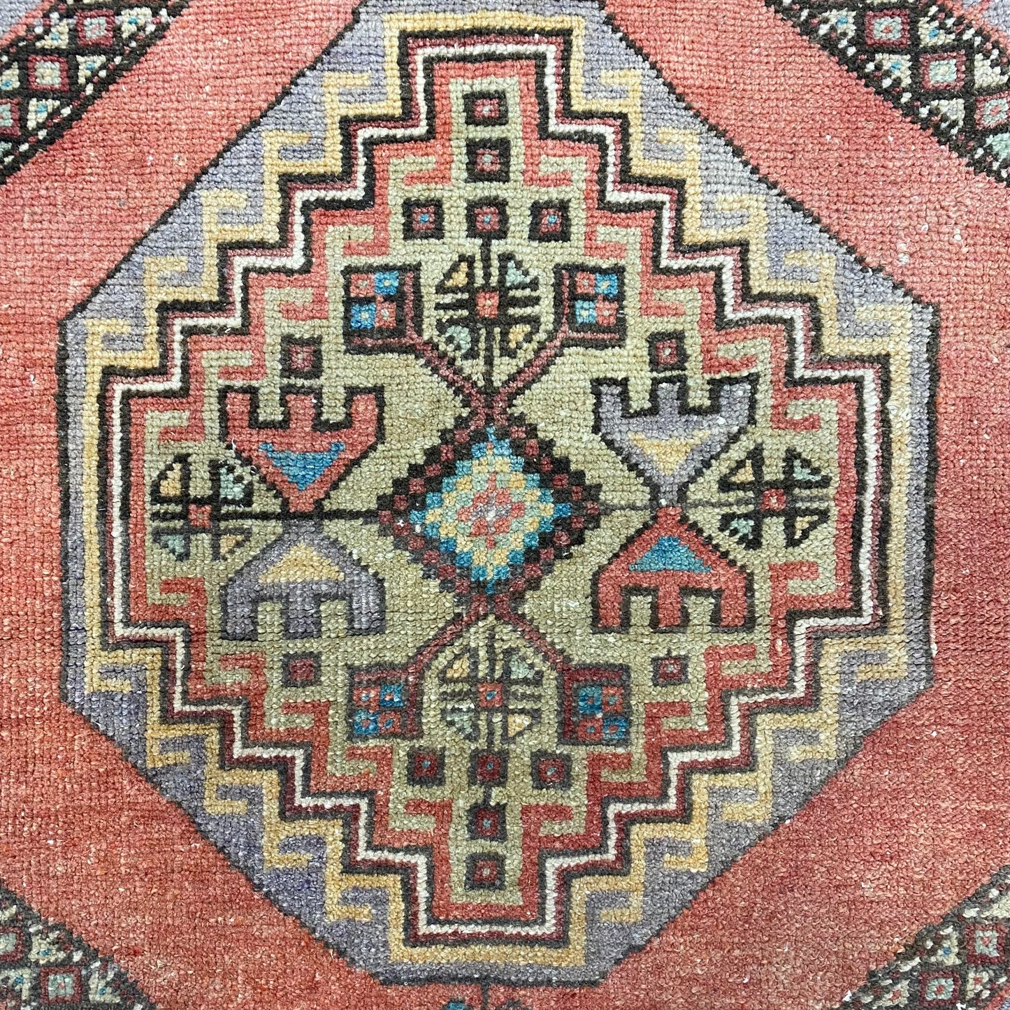 Muted Color Turkish Oushak Rug