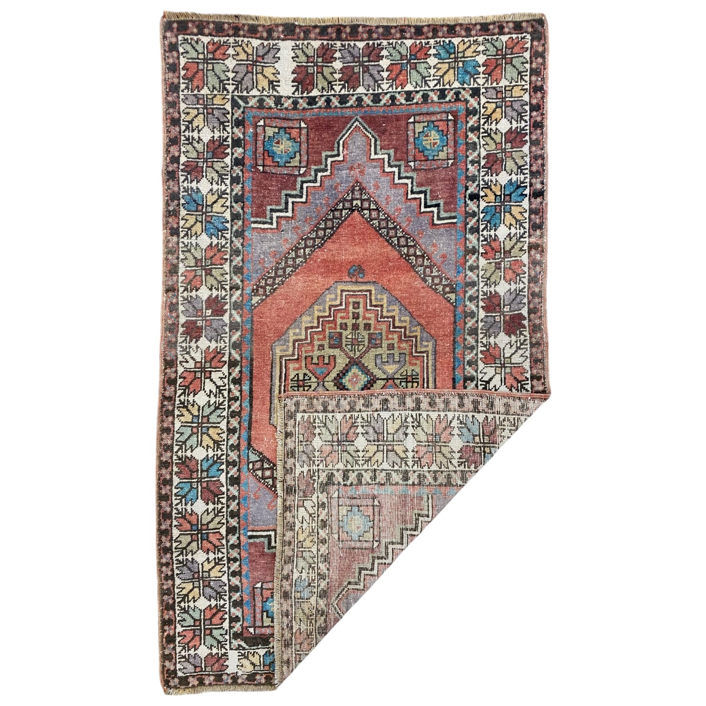 Muted Color Turkish Oushak Rug
