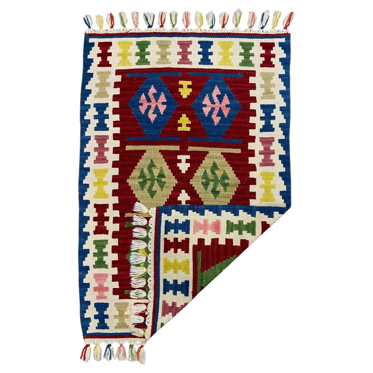 New Wool Handmade Turkish Kilim Rug - Kilim Art Gallery
