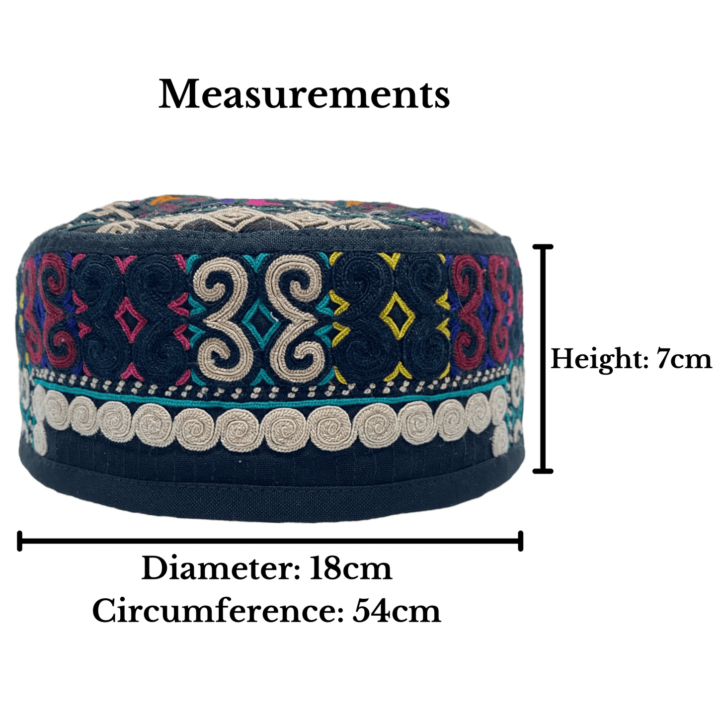 Tribal Turkmen Bohemian Hat - Kilim Art Gallery