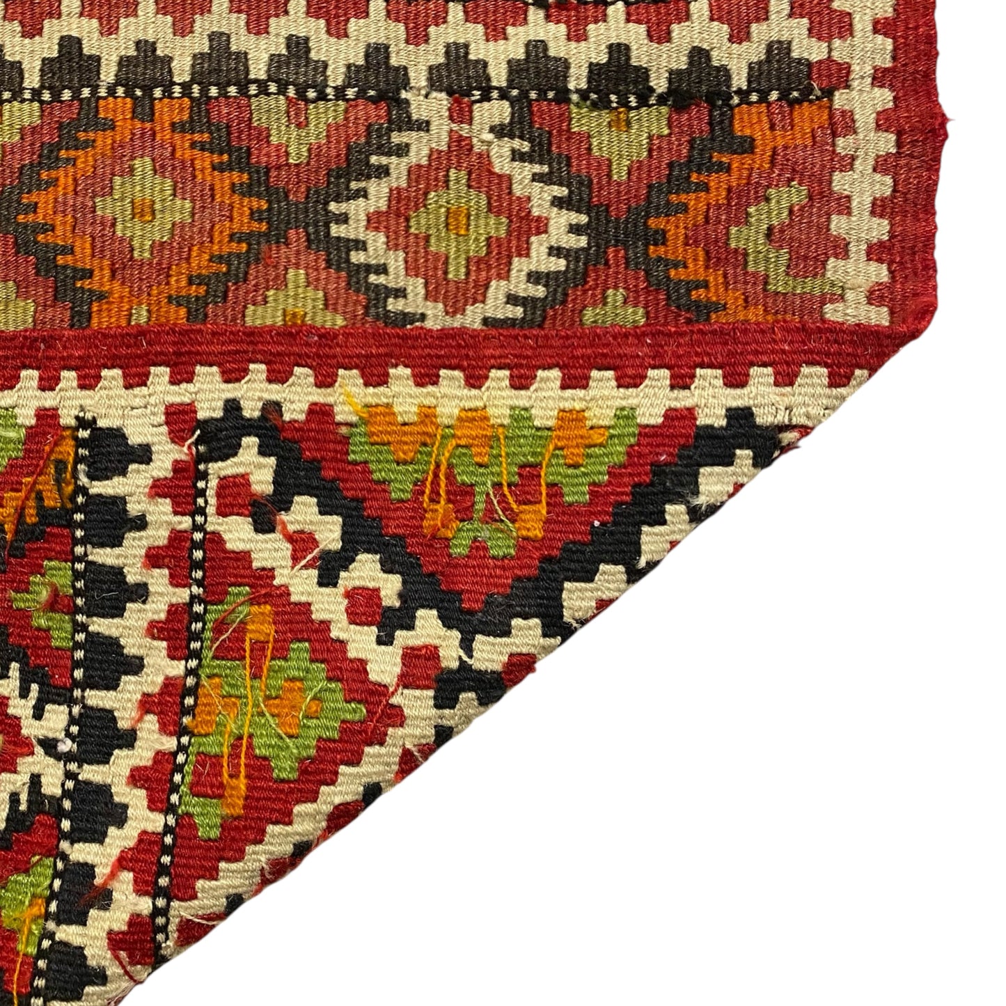 Vintage East Anatolian Erzurum Kilim Yastik Rug - Kilim Art Gallery