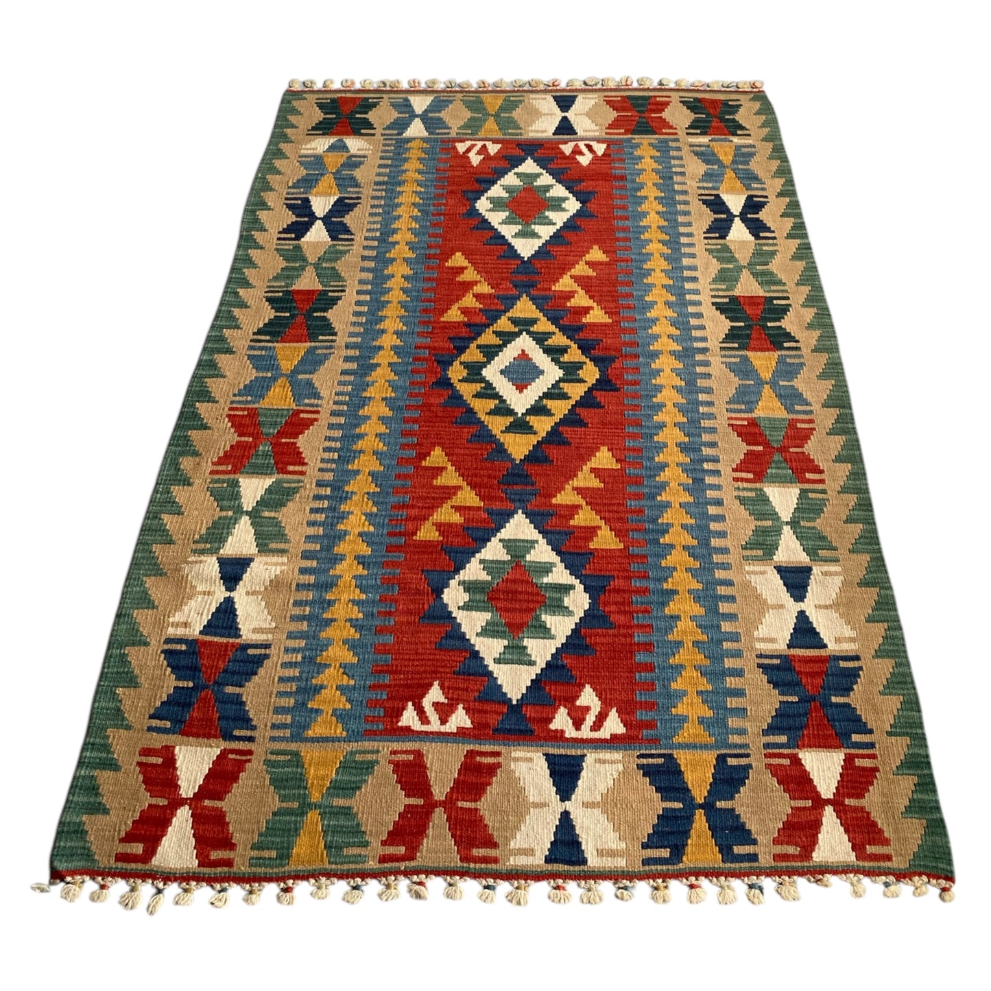 Vintage Kayseri Kilim Rug