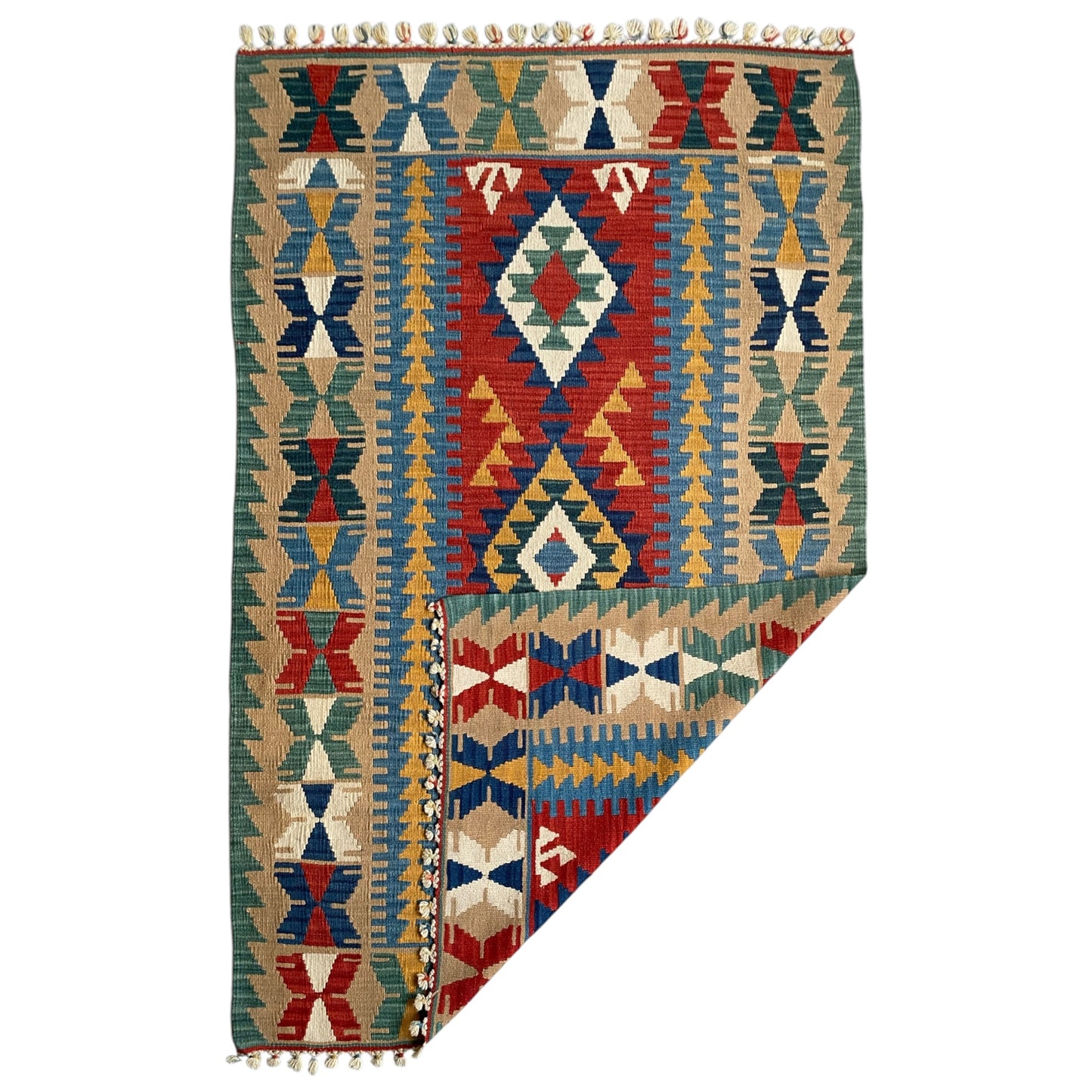 Vintage Kayseri Kilim Rug