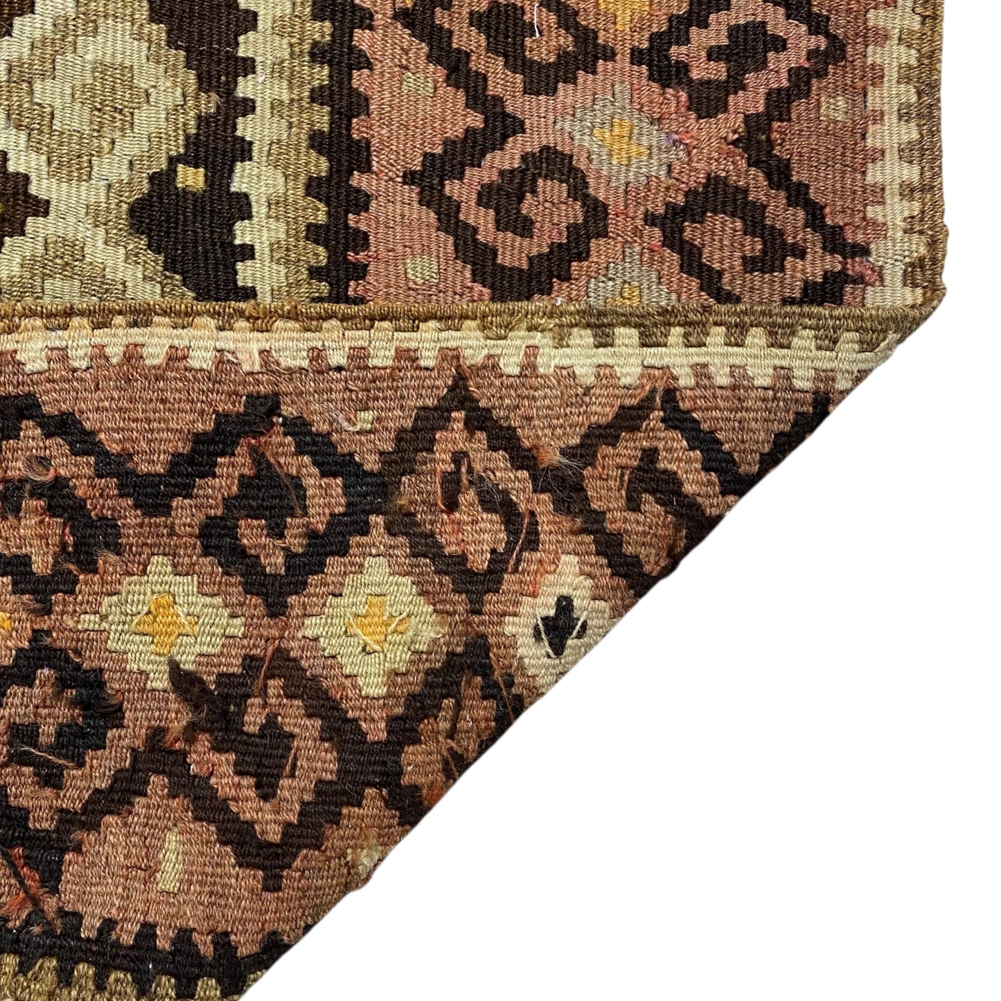 Vintage Small Erzurum Kilim Rug - Kilim Art Gallery