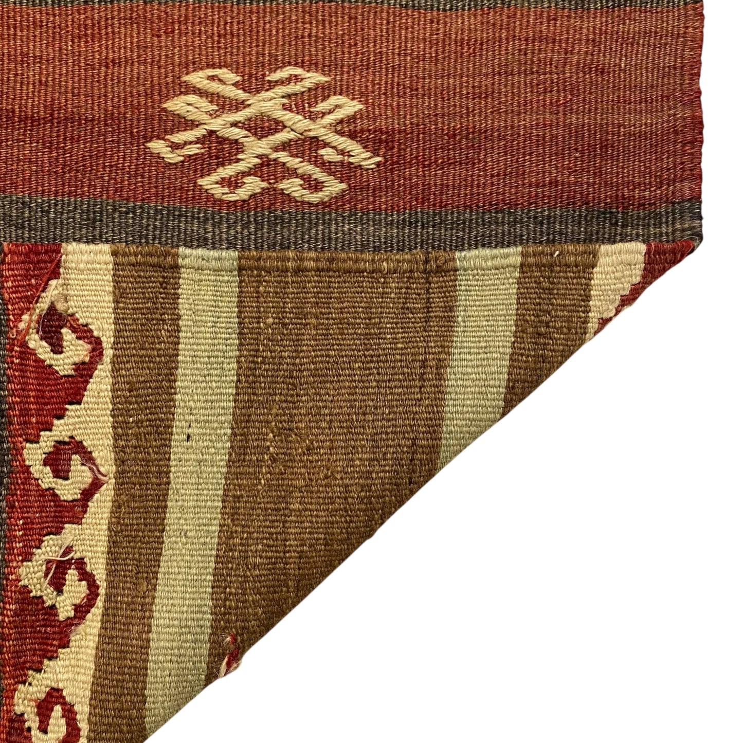 Vintage Striped Konya Kilim Rug - Kilim Art Gallery