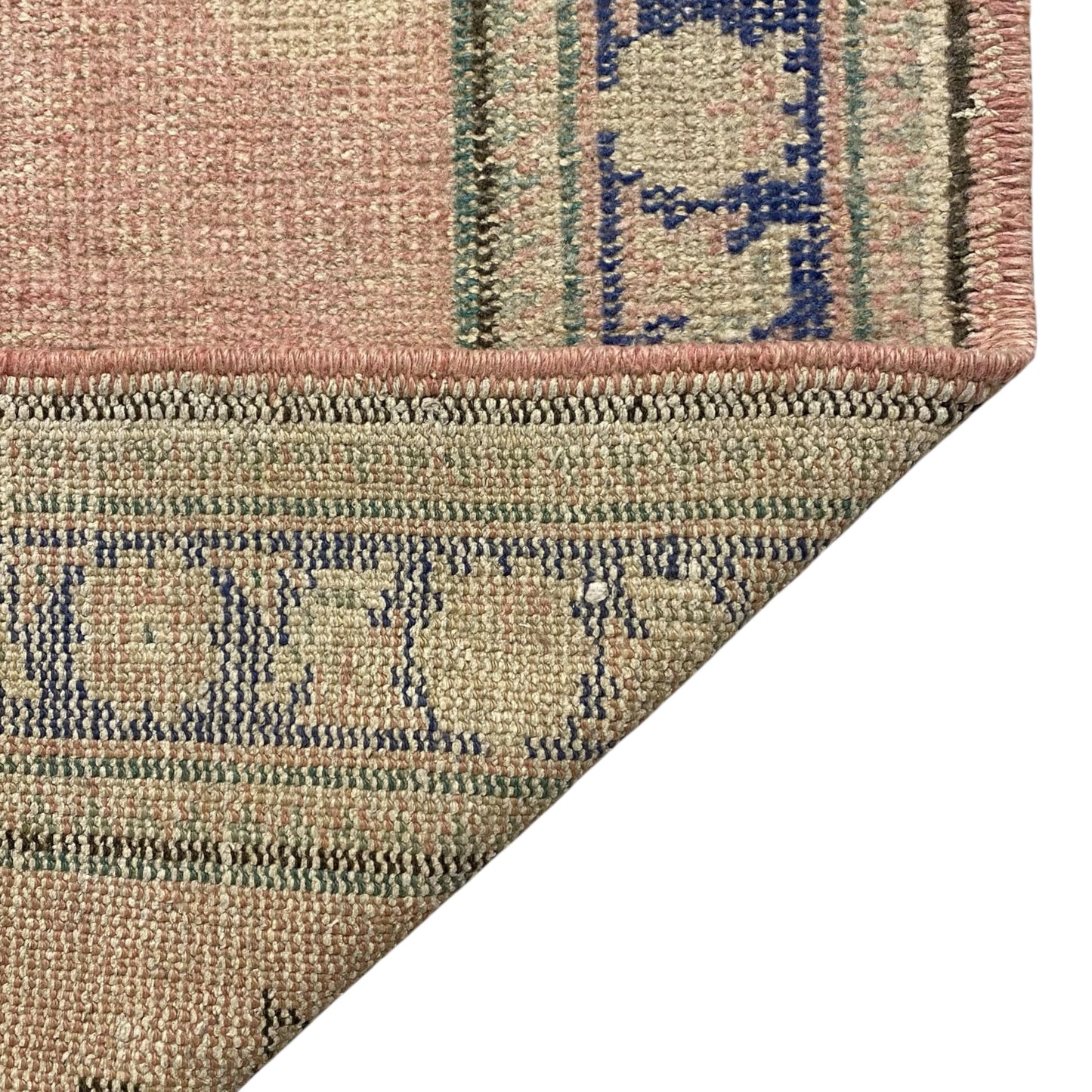 Vintage Turkish Oushak Runner Rug - Kilim Art Gallery