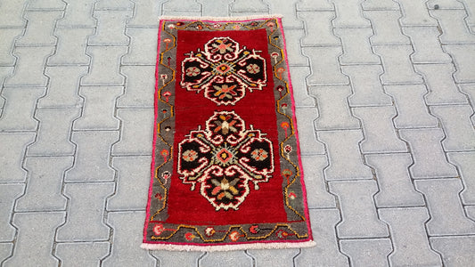 Turkish Tribal Nomadic Small Rug Carpet
