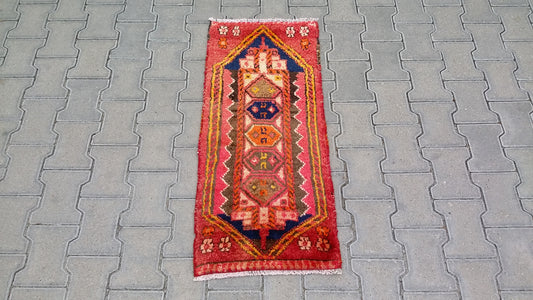 Tribal small runner rug
