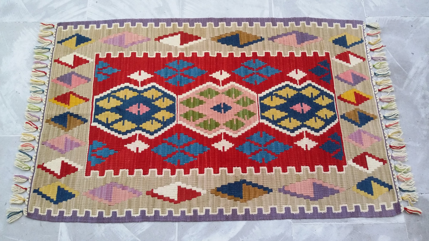 Colorful Turkish Kilim