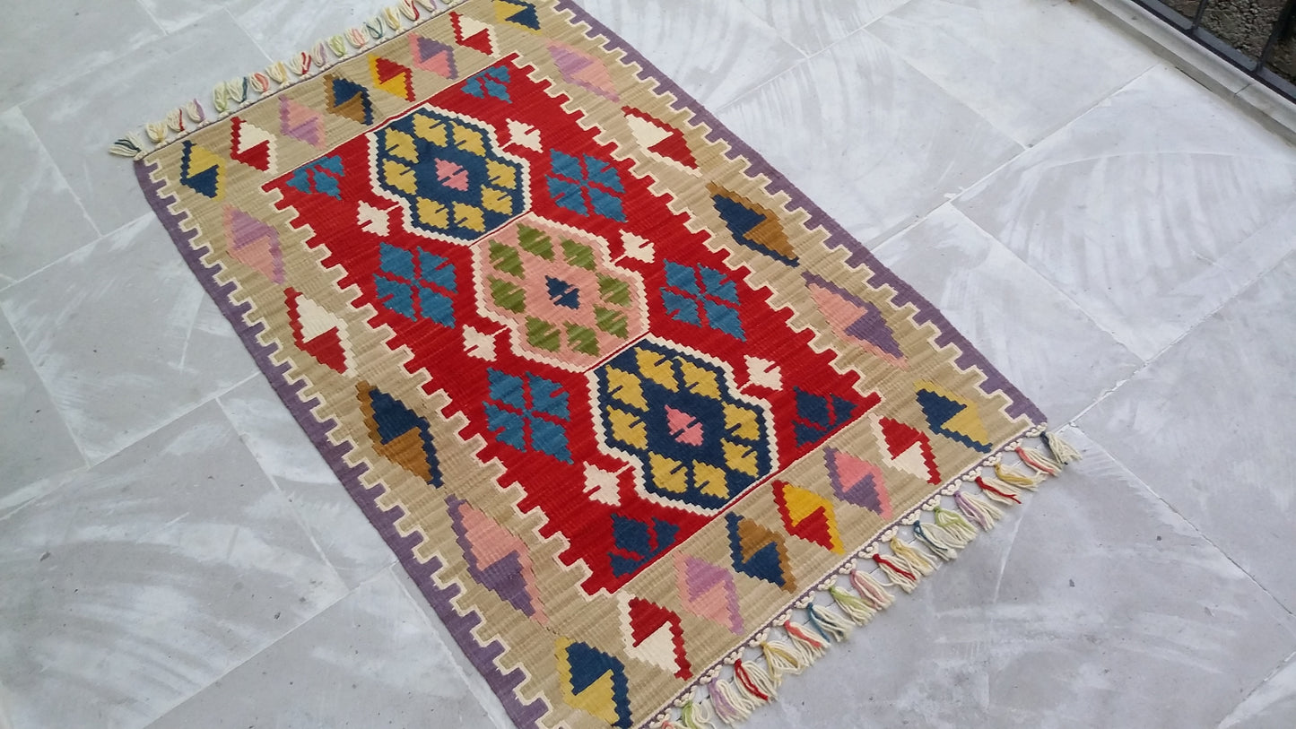 Colorful Turkish Kilim