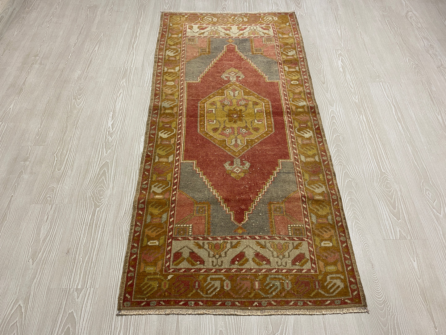 Burgundy Turkish Tribal Rug