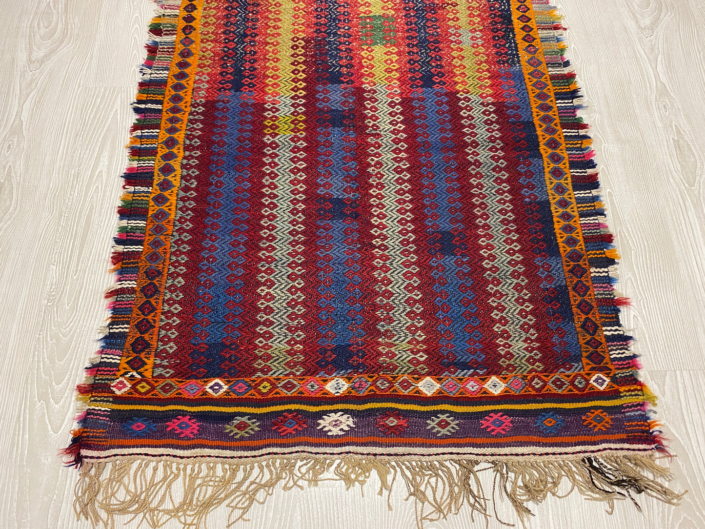 Collectable Antique Fethiye Cicim Sofra - Kilim Art Gallery