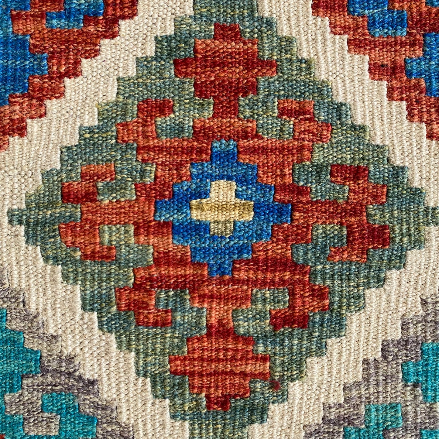 Blue 5 Ft Kilim Runner Rug