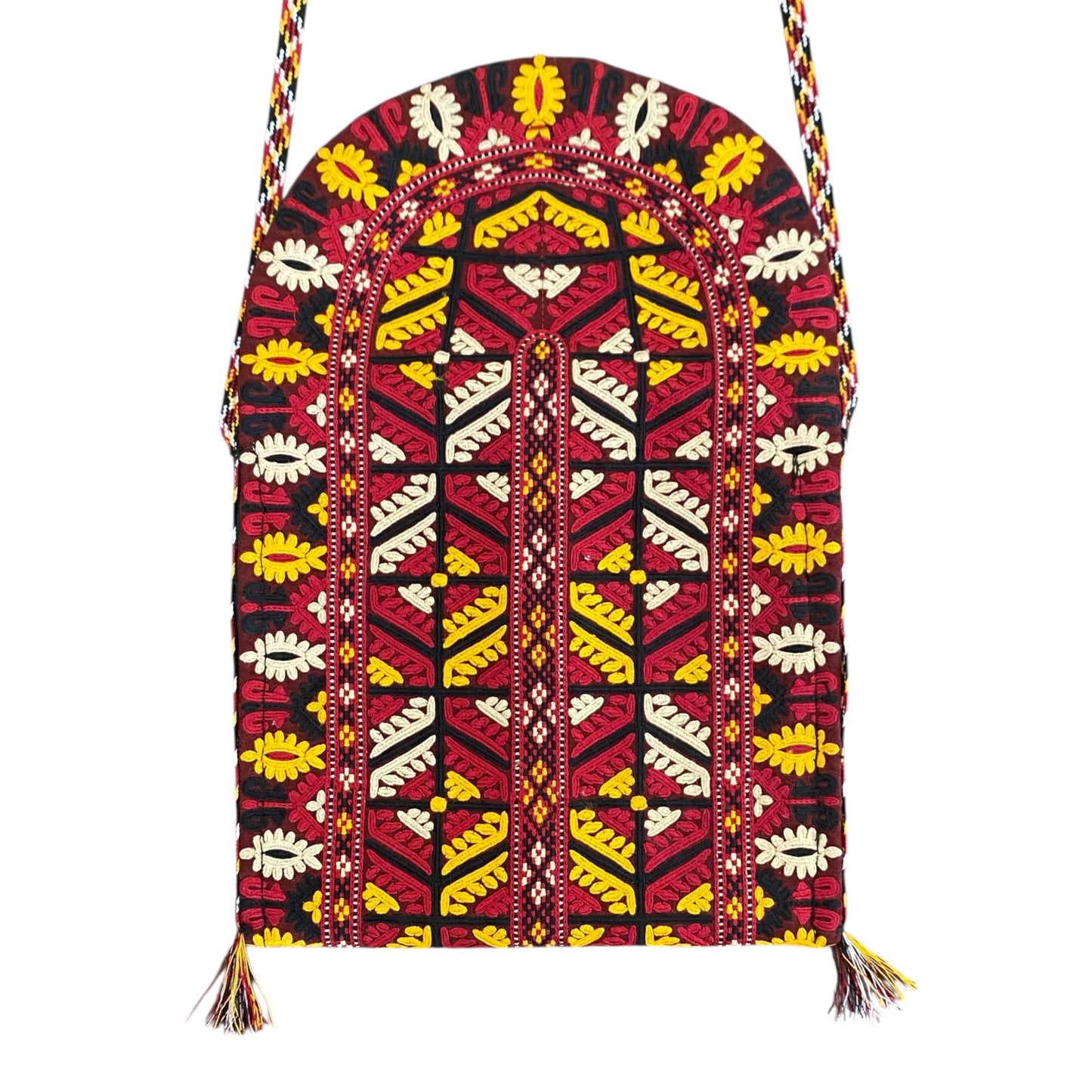 Central Asian Embroidered Colorful Ethnic Sling Bag