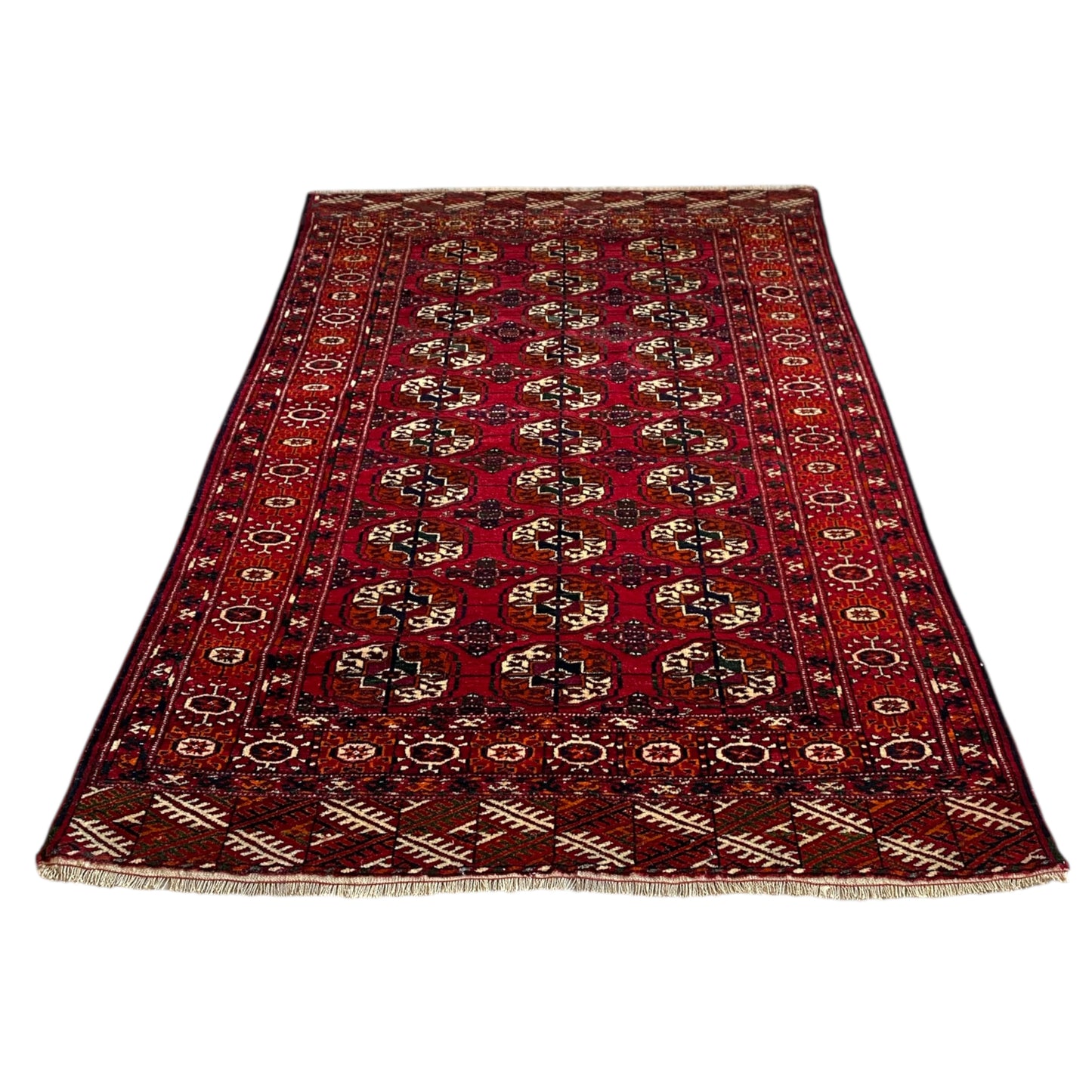 Vintage Turkmen Tekke Buhara Carpet