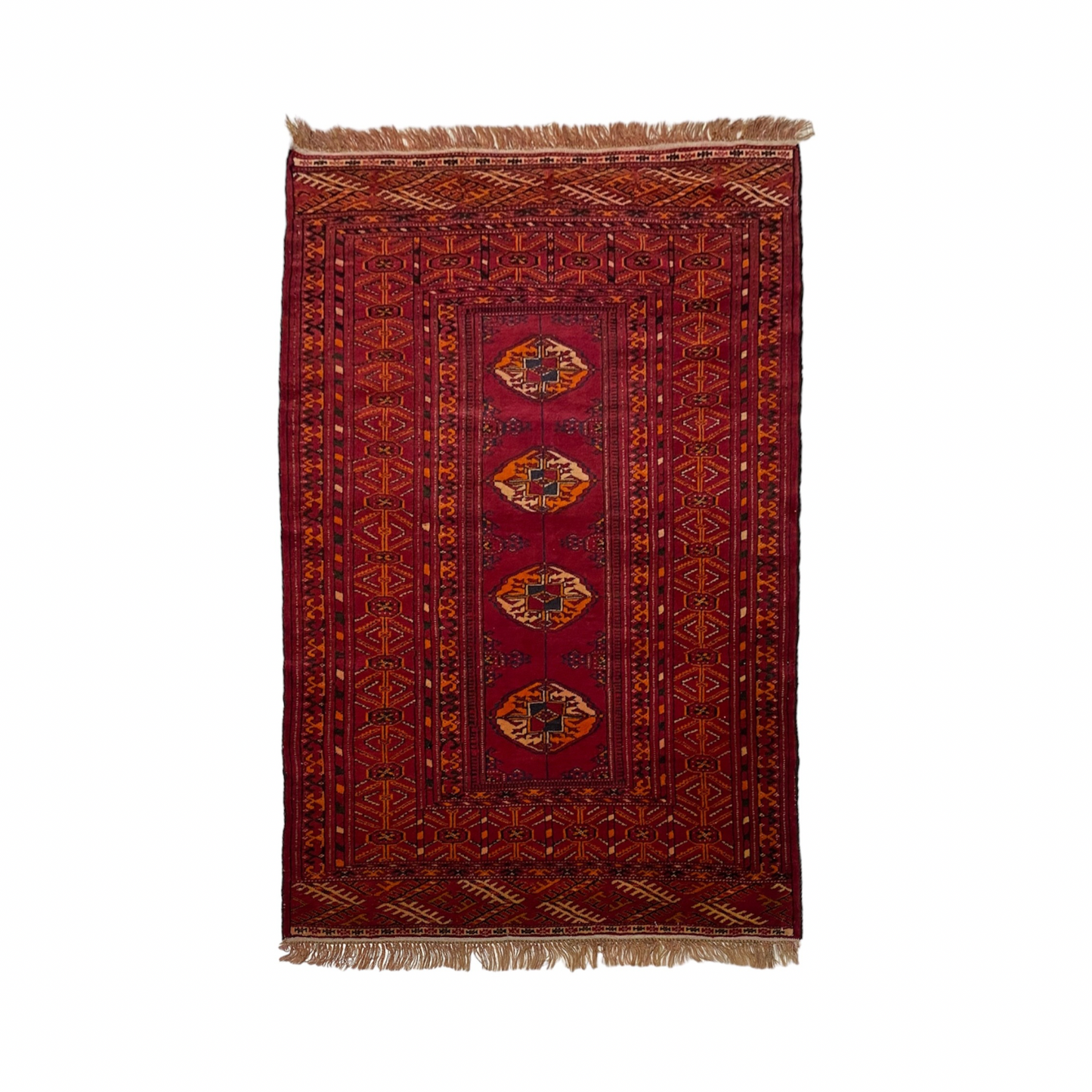 Very Fine Turkmen Buhara Carpet Rug