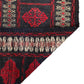 Red Black Square Kilim Rug